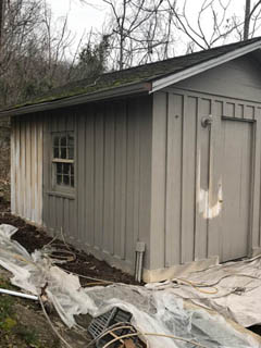 Deerwood Renovation Garage and Shed